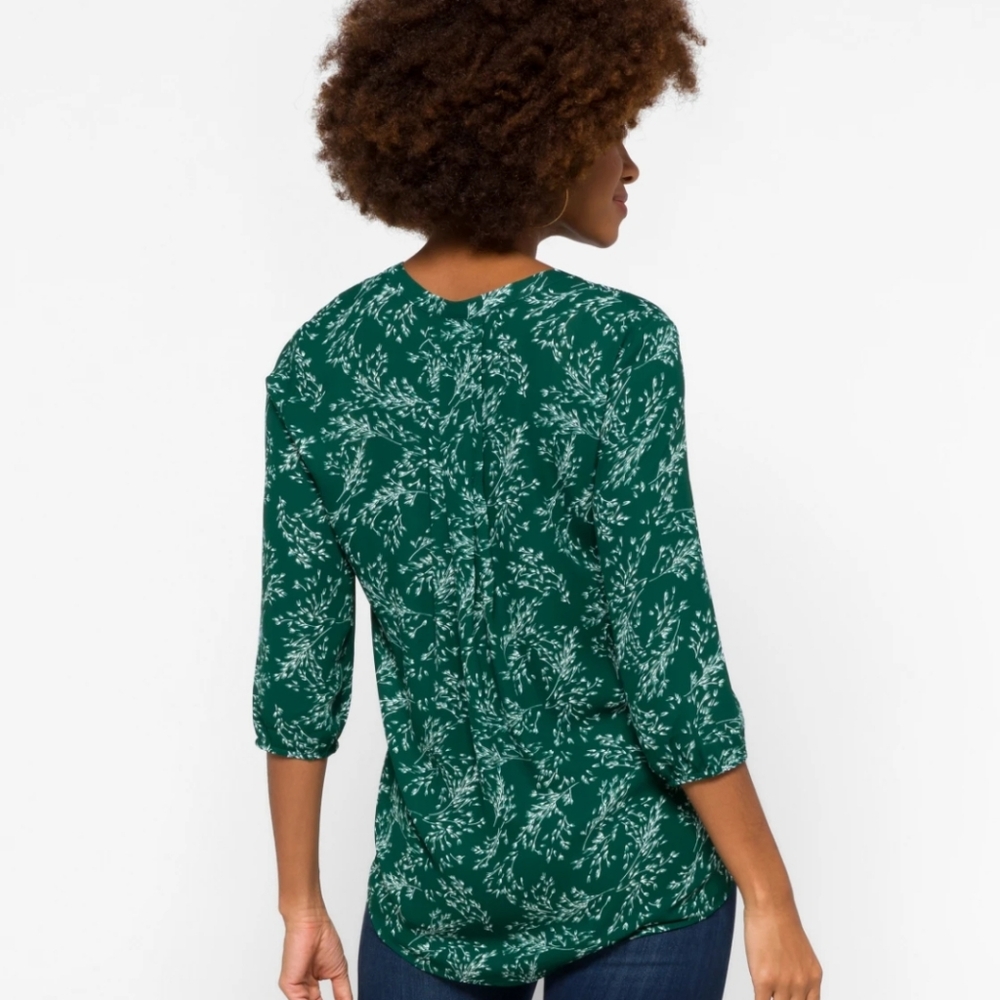 Maurry Split Neck Blouse - image 3
